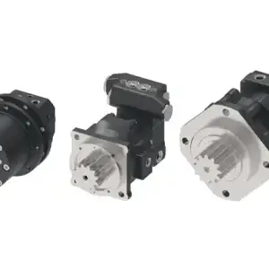 Track and swing orbital motors